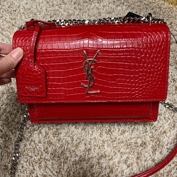 SOLD ❌ Saint Laurent Sunset Medium Eros - Picture 1 of 8